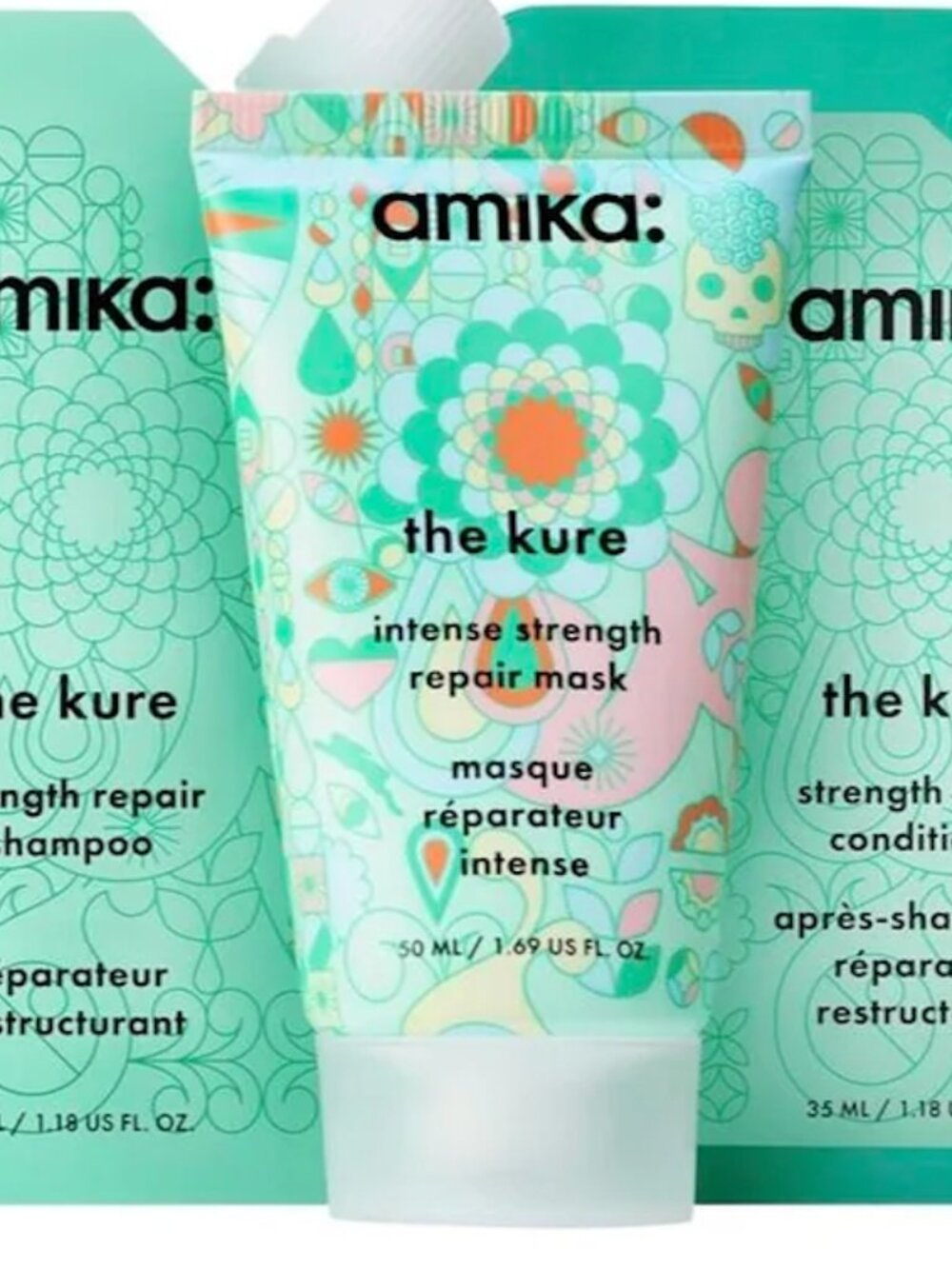 2/$20 Amika: The Kure Intense Strength Repair Mask - mini size